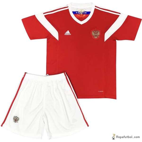 Camiseta Rusia Replica Primera Ropa Niños 2018